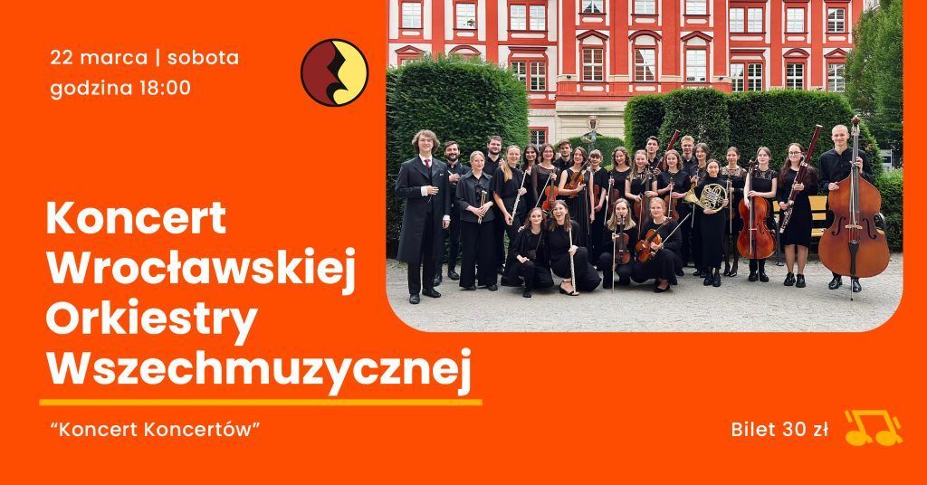 orkiestra pozująca do zdjęcia z instrumentami