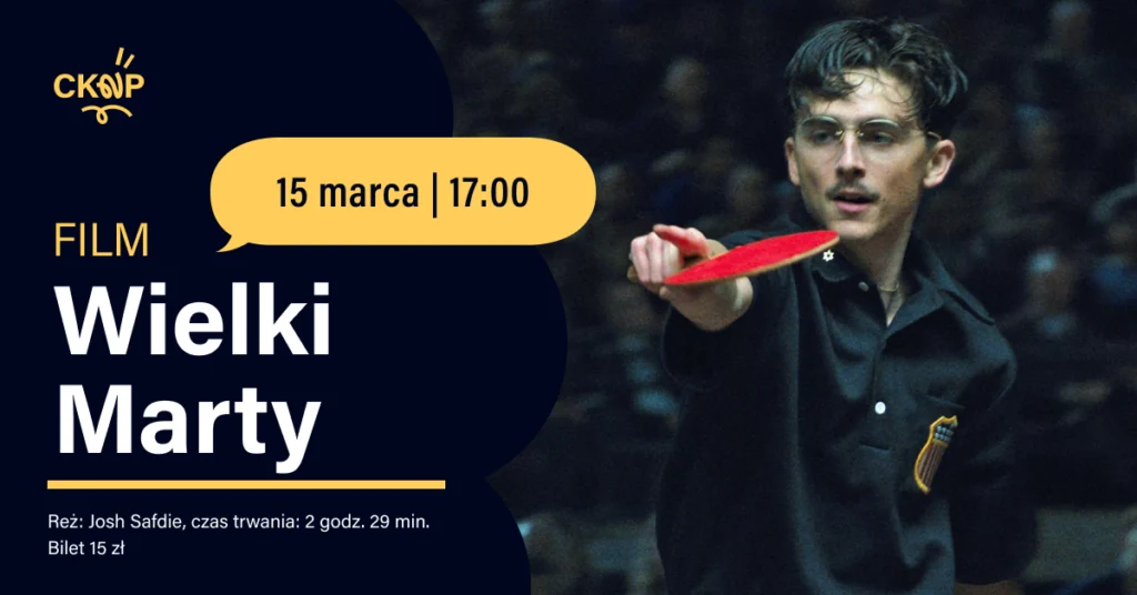 Aktor trzymający pałeczkę w dłoni