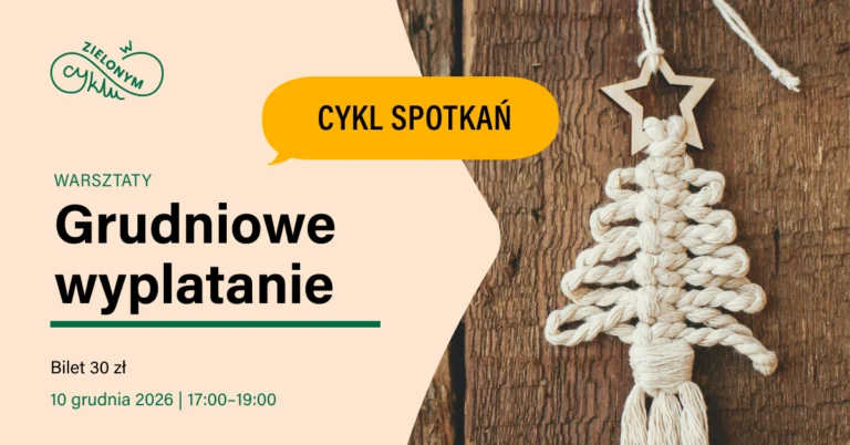wyplatanka w kształcie choinki